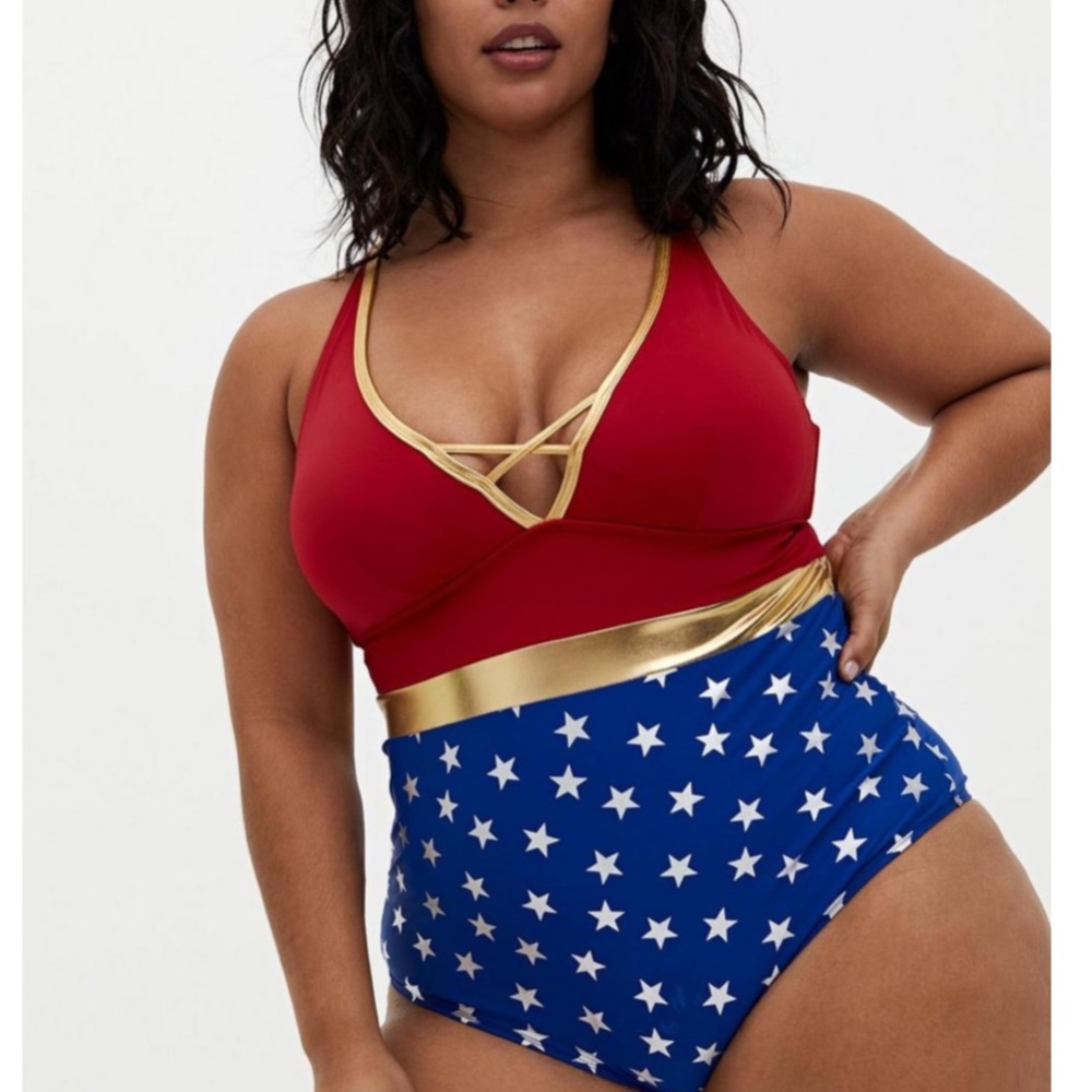 Torrid Wonder Woman swimsuit